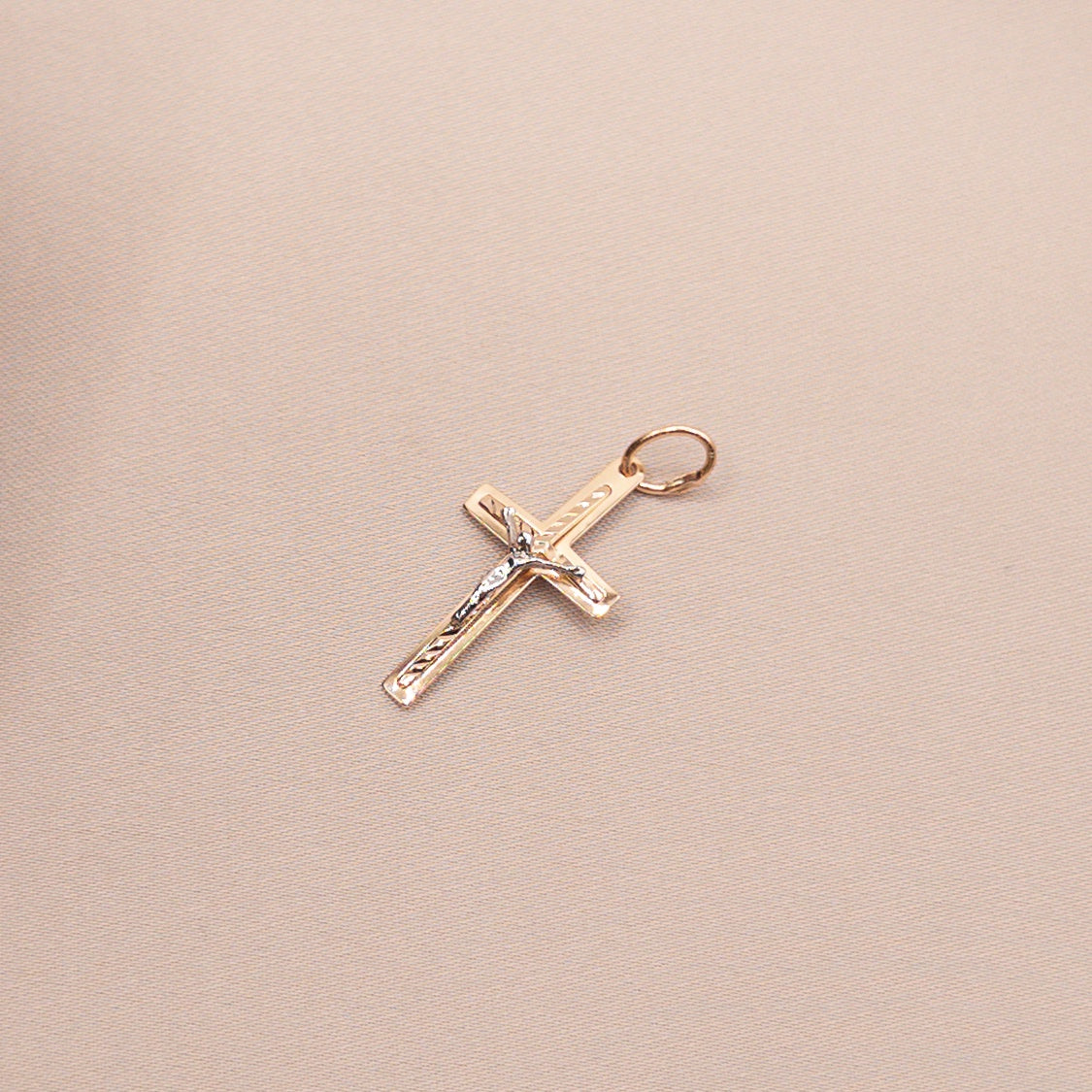 Rose gold cross