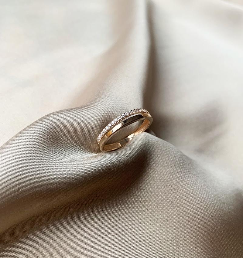 Rose Gold Zircon Ring