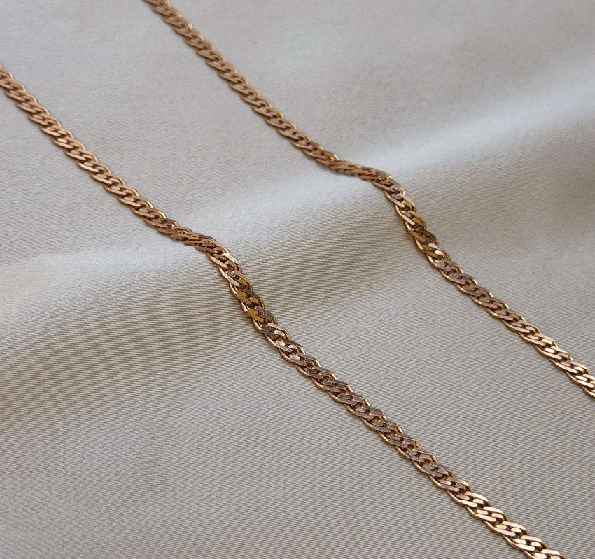 Rose gold chain