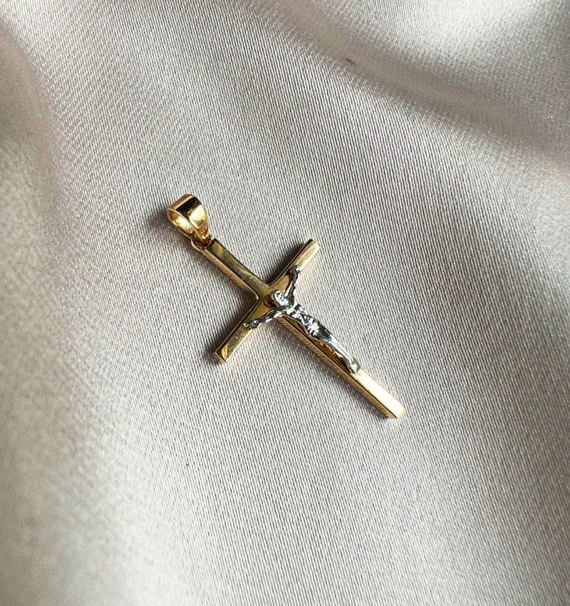 Rose gold cross