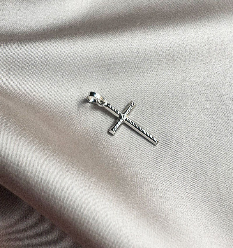 White gold cross