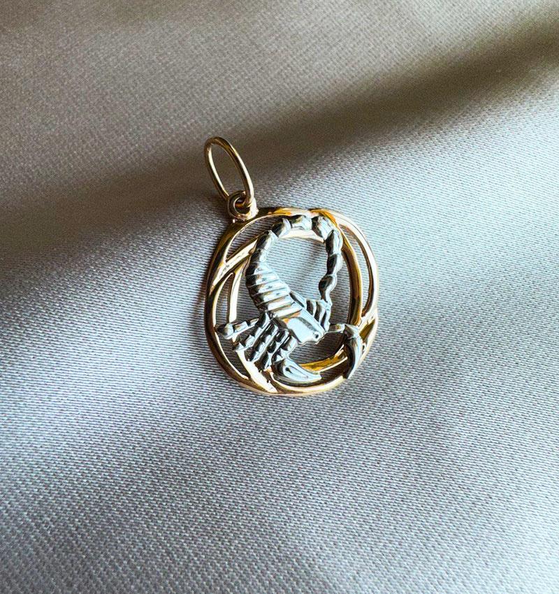 Подвеска из розового золота