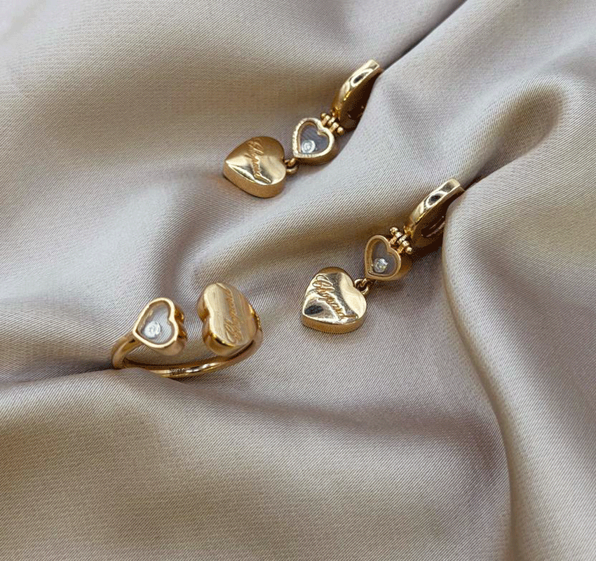 Сет из розового золота