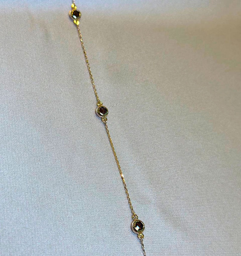 Цепь из розового золота