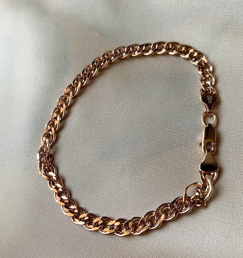 Brățară din aur roz