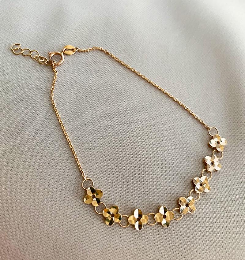 Браслет из розового золота