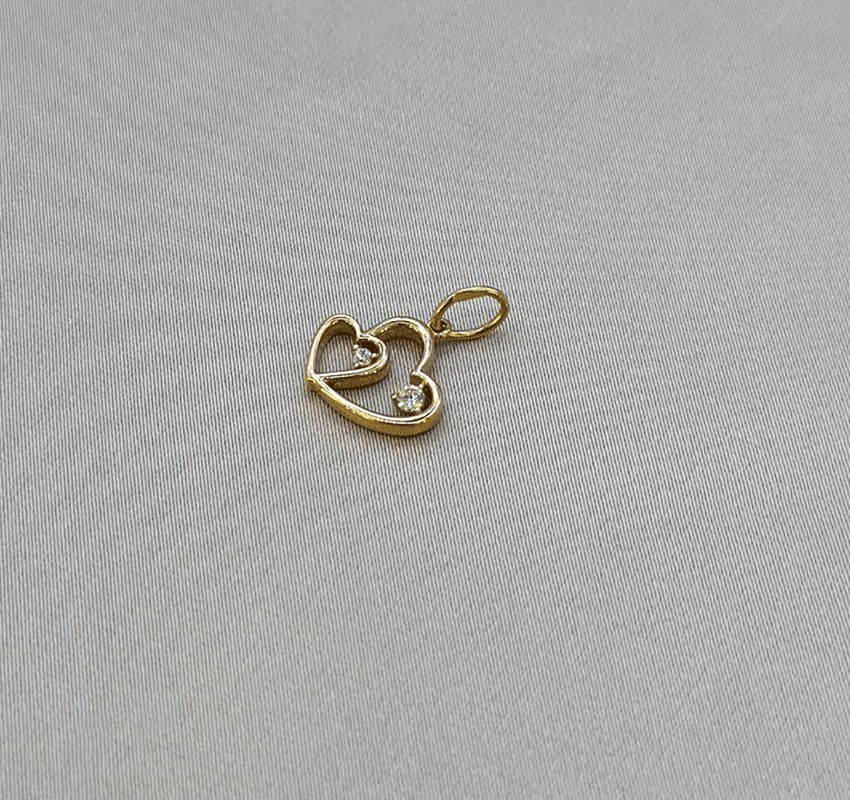 Подвеска из розового золота