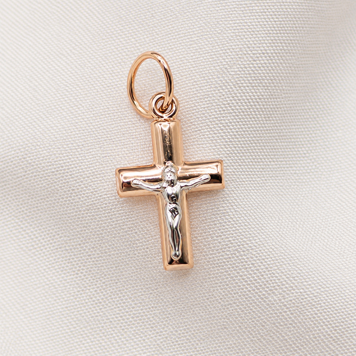 Rose gold cross