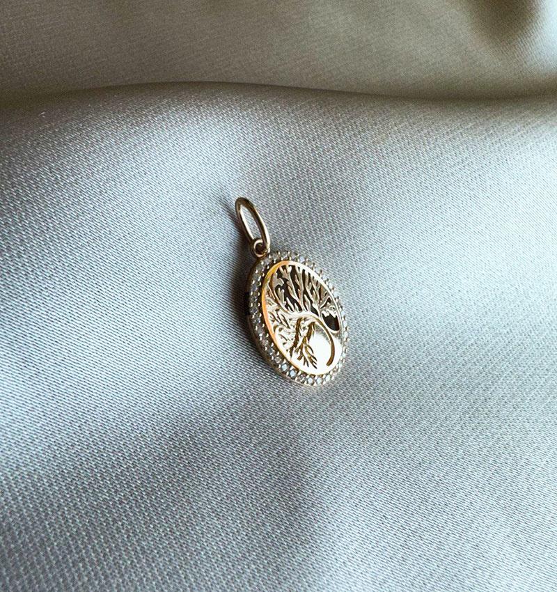 Подвеска из розового золота