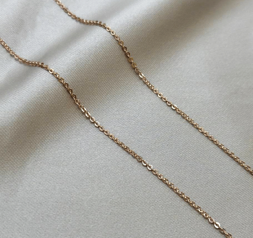 Rose gold chain