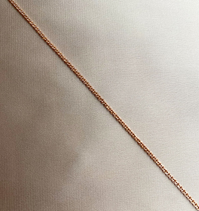 Rose gold chain