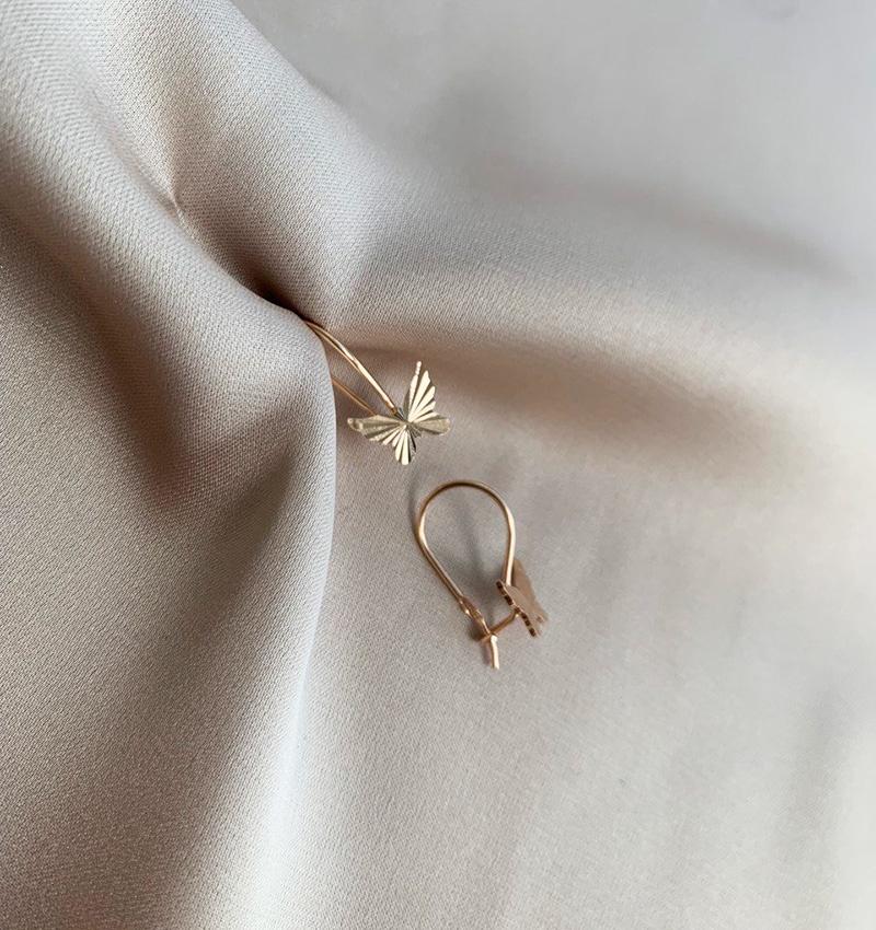 Серьги из розового золота