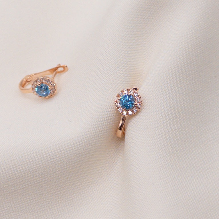 Серьги из розового золота