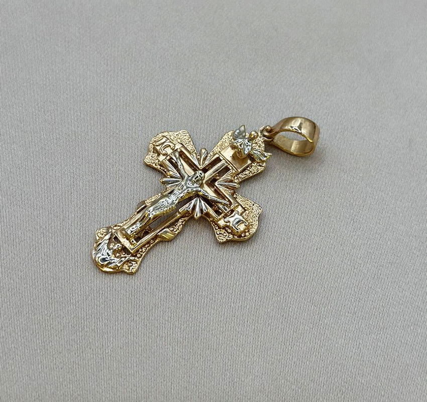 Rose gold cross