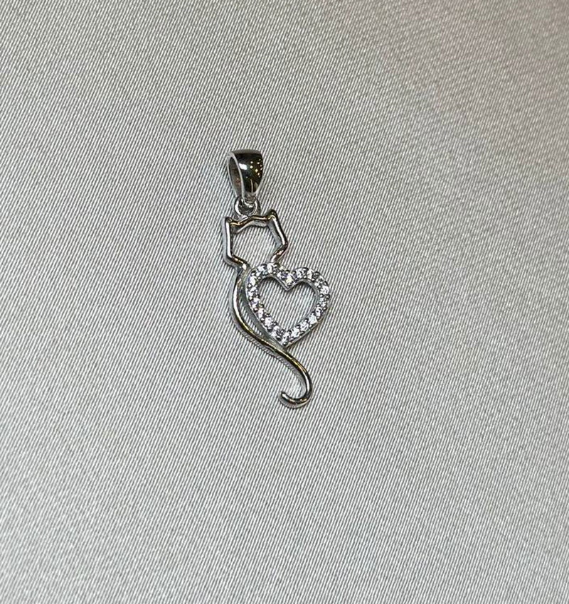 Pandantiv din argint cu zirconiu