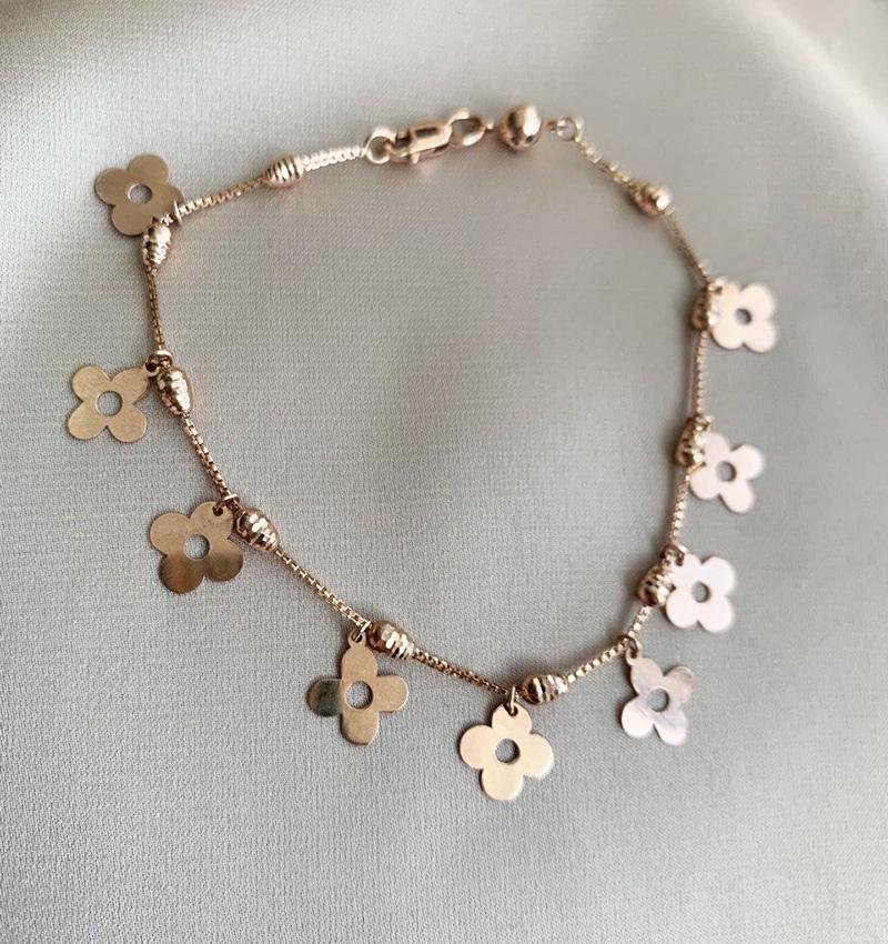 Браслет из розового золота