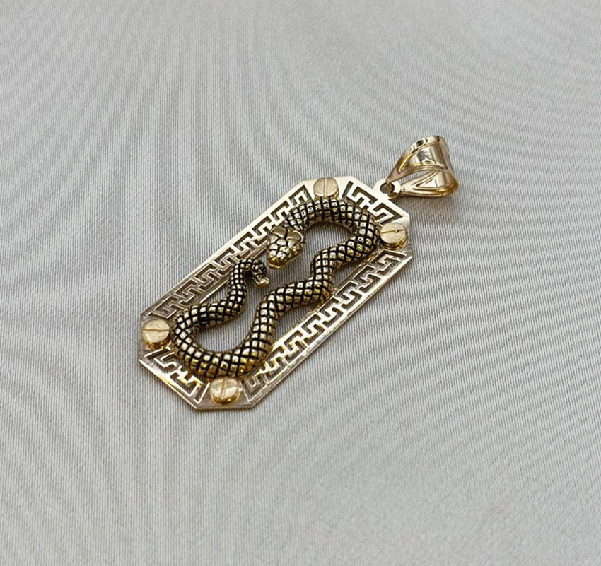 Подвеска из розового золота