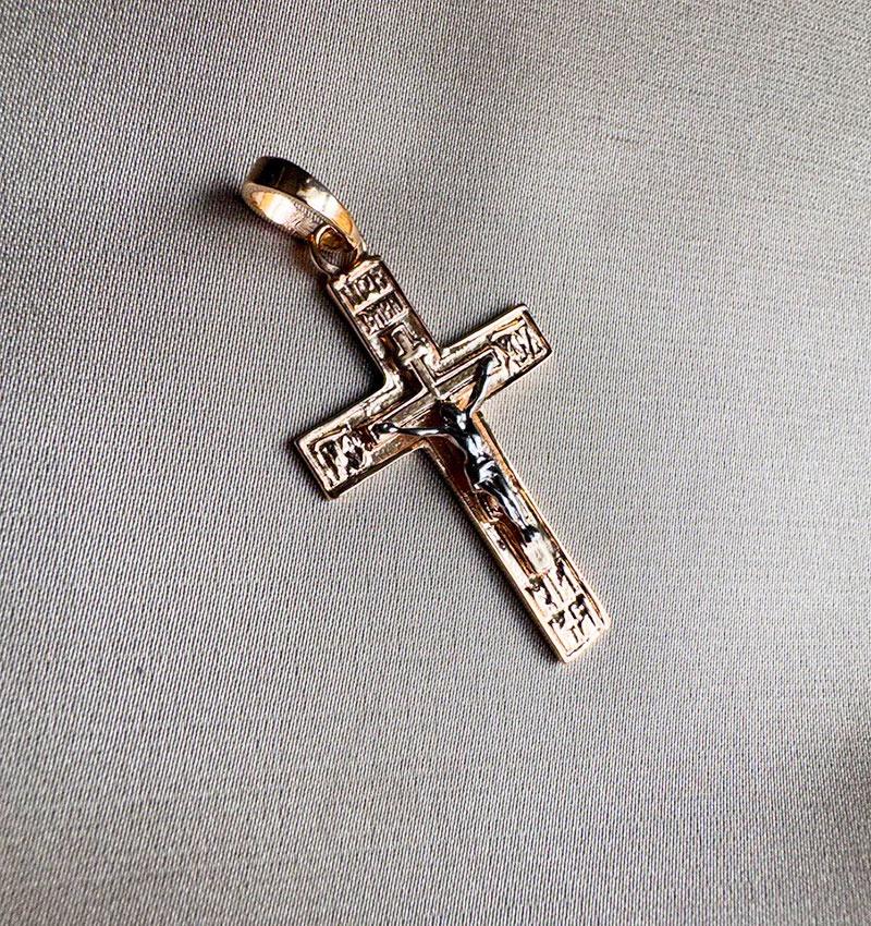 Rose gold cross