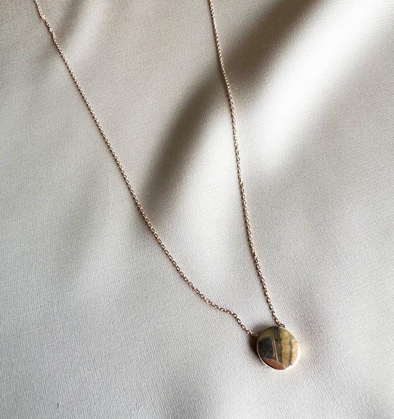 Rose gold necklace