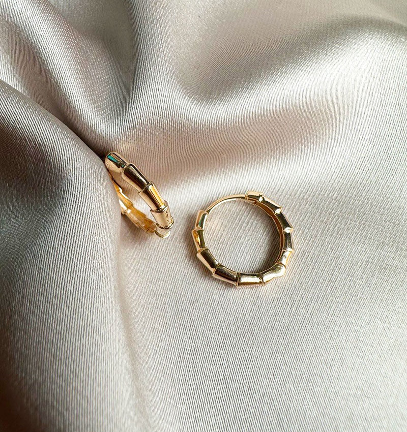Серьги из розового золота