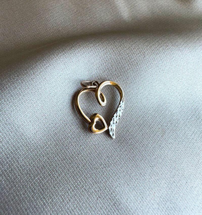 Подвеска из розового золота