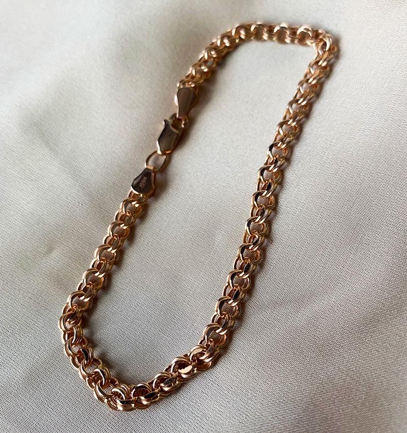 Rose gold bracelet
