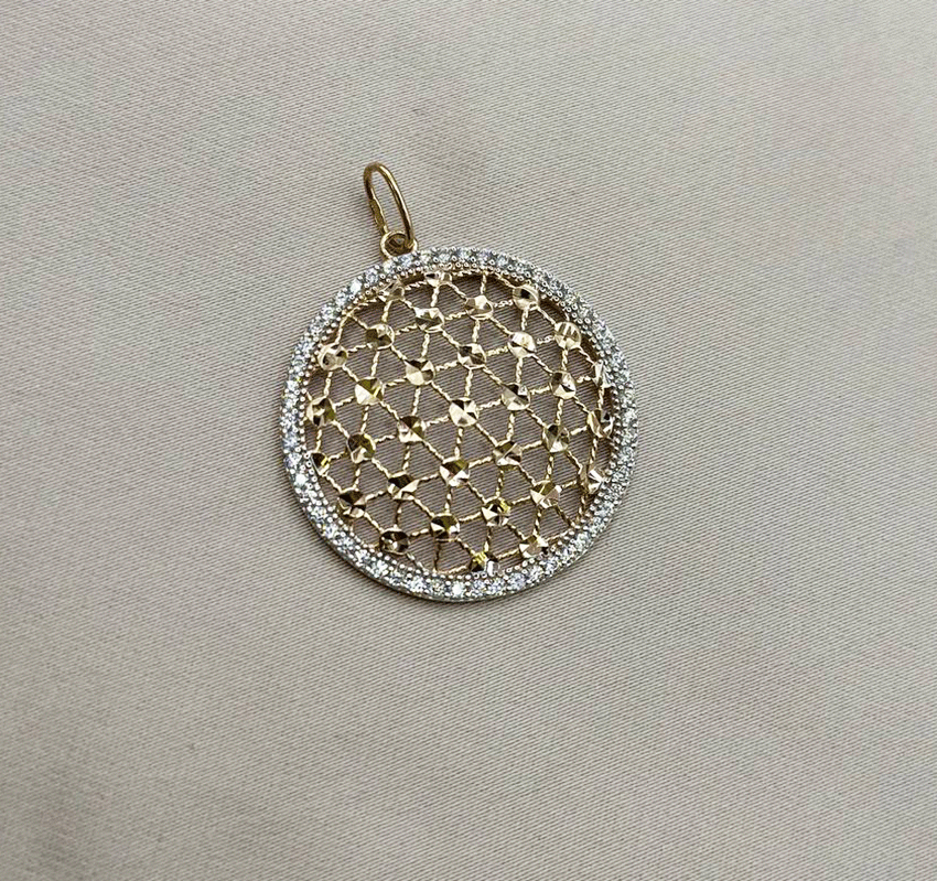 Pendentiv din aur roz
