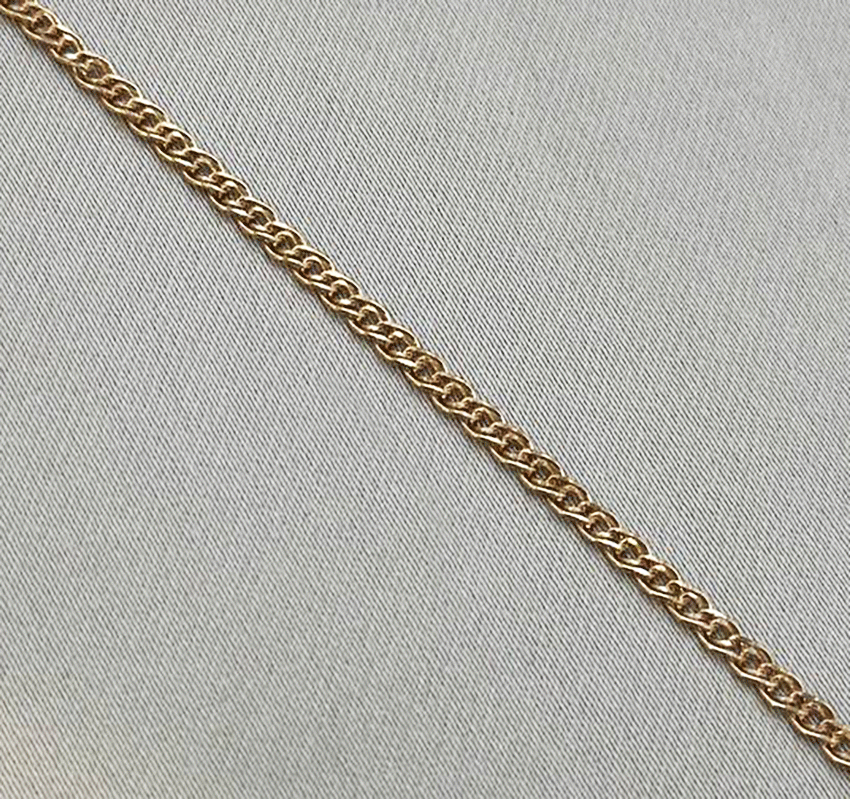 Цепь из розового золота