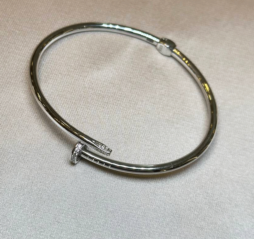 White gold bracelet