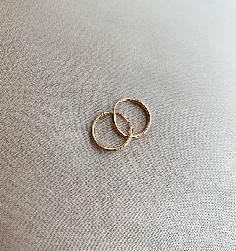 Серьги из розового золота