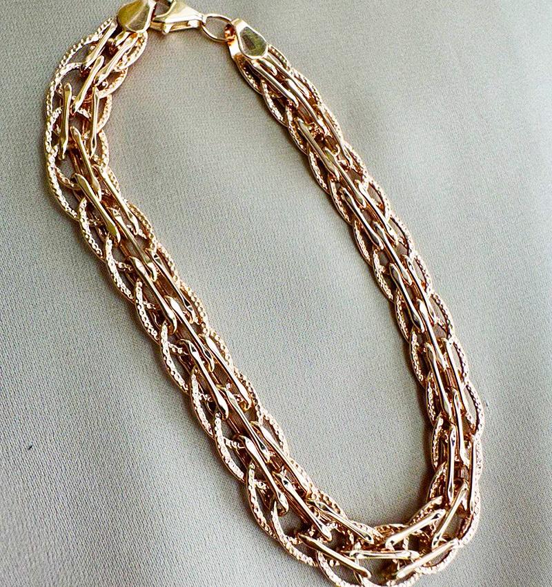 Браслет из розового золота