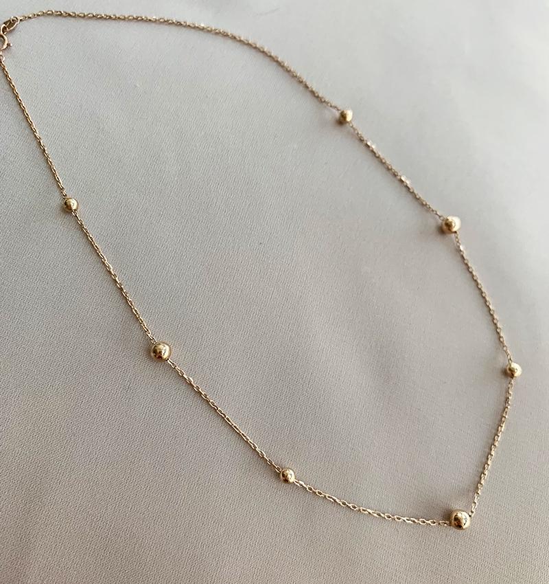 Rose gold necklace