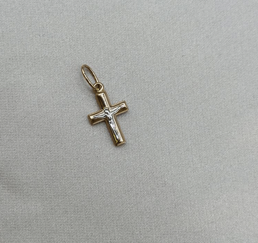 Rose gold cross
