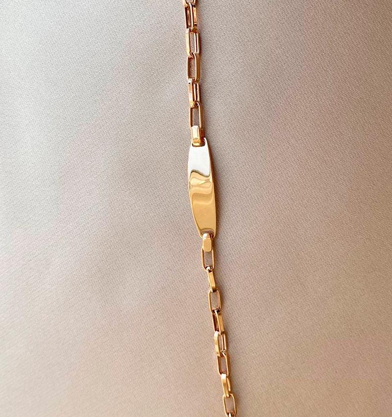 Браслет из розового золота