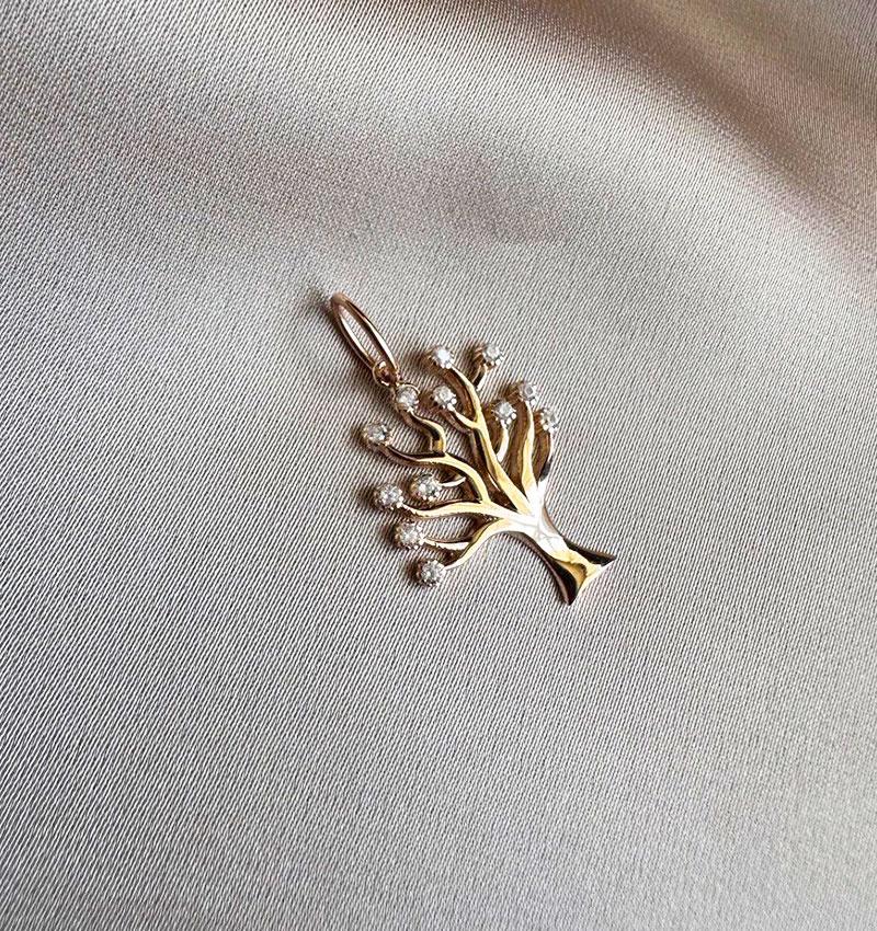 Подвеска из розового золота