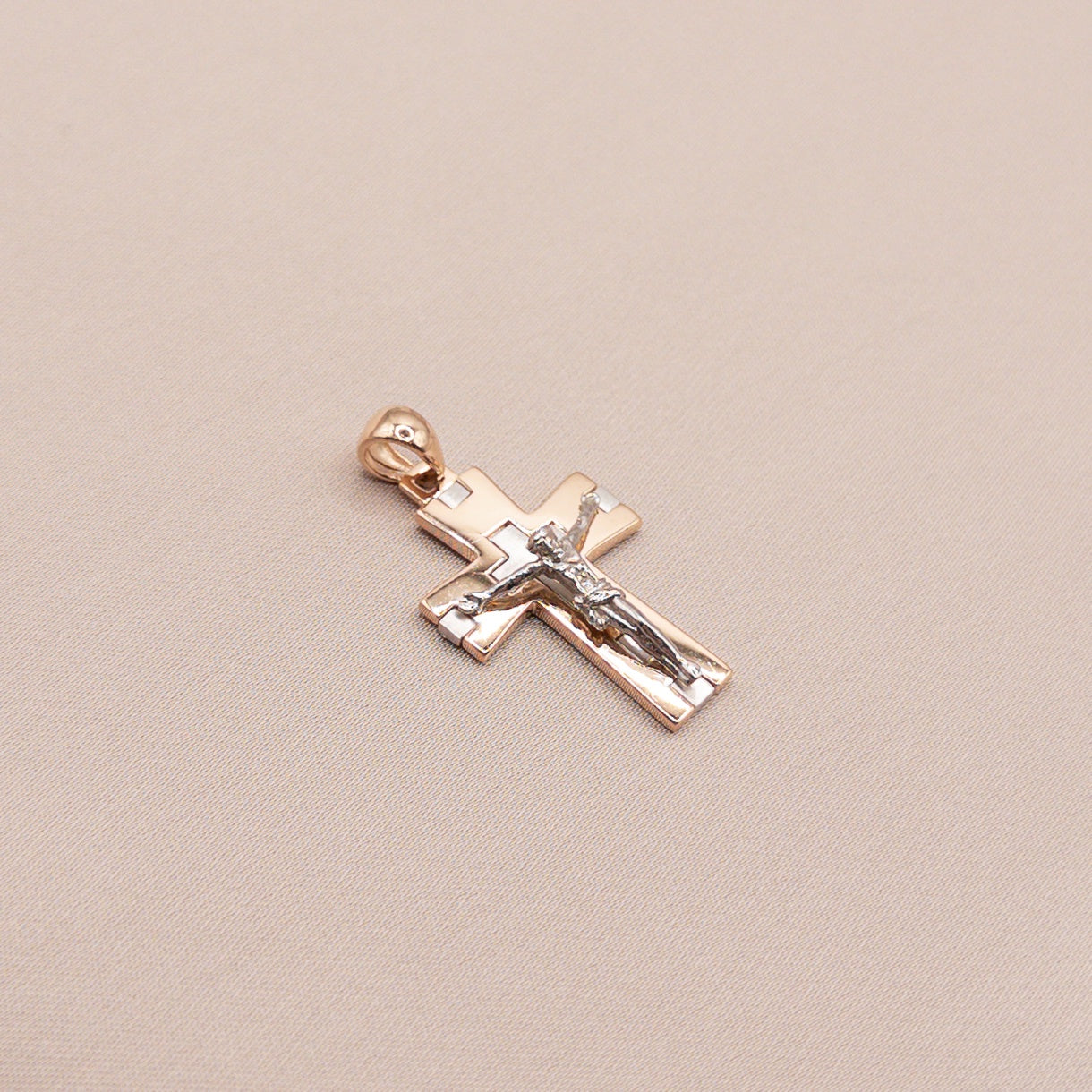 Rose gold cross