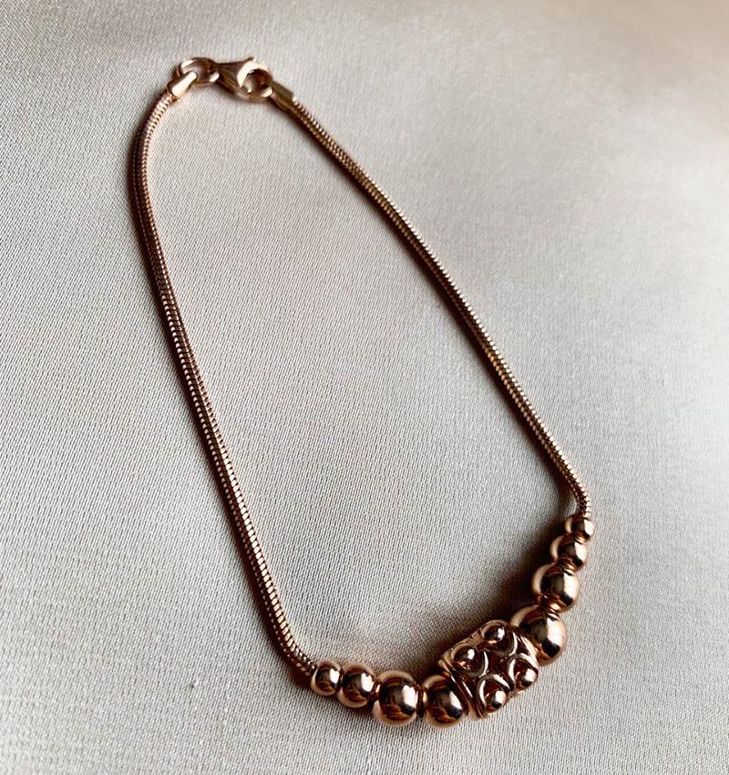 Rose gold bracelet