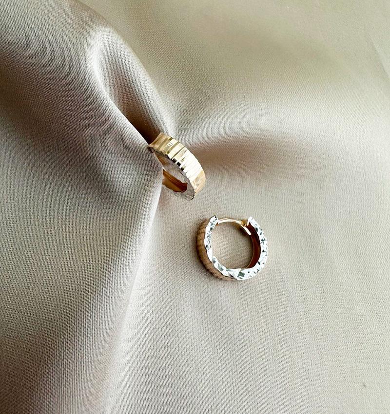 Серьги из розового золота