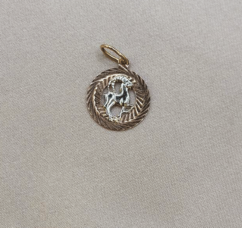 Подвеска из розового золота