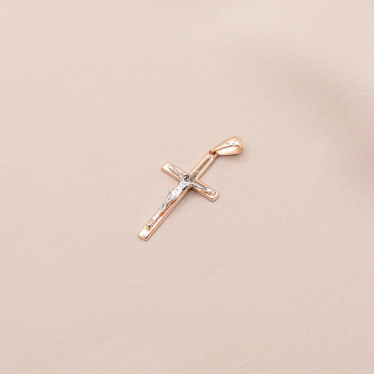 Rose gold cross