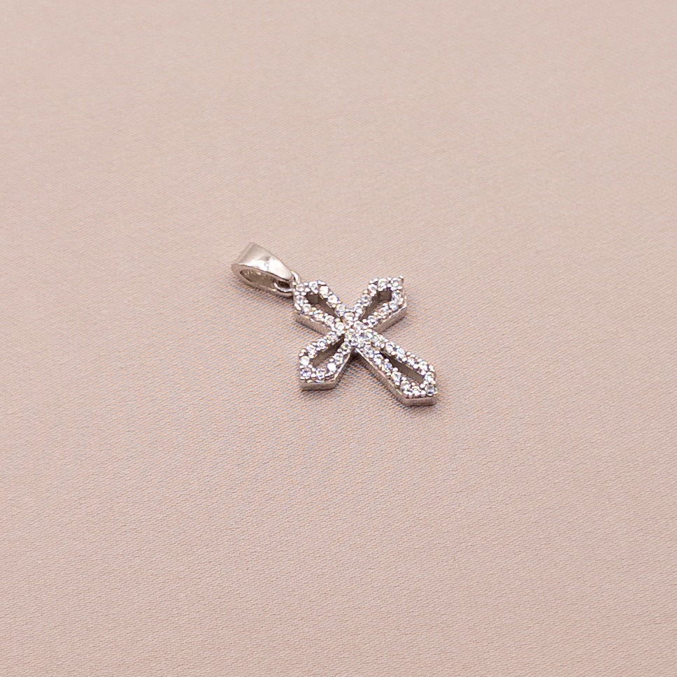 Cruce din argint cu zircon