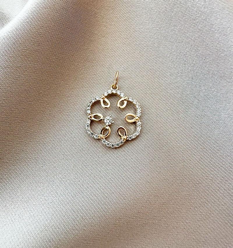 Подвеска из розового золота