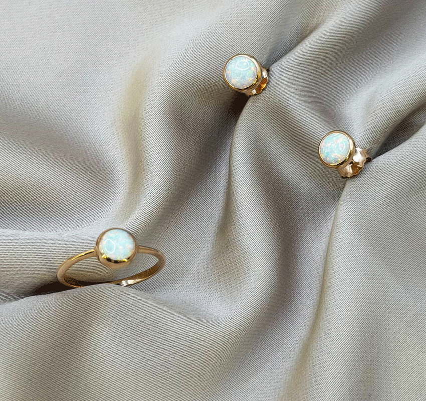 Сет из розового золота