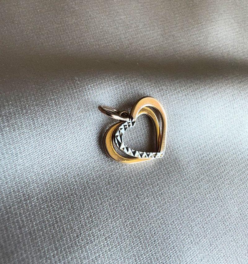 Rose gold pendant