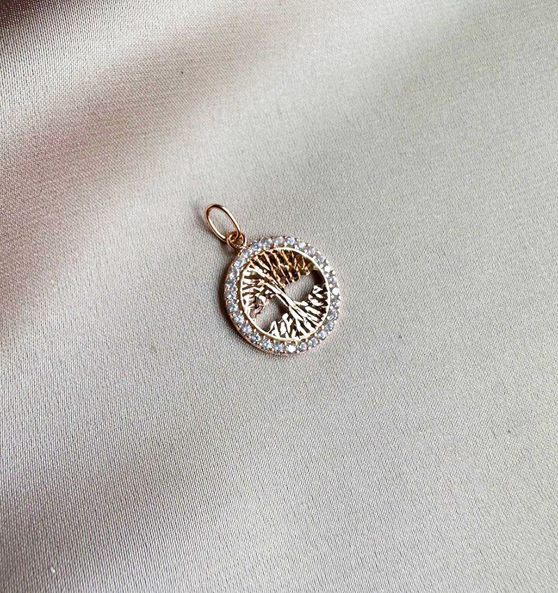 Подвеска из розового золота