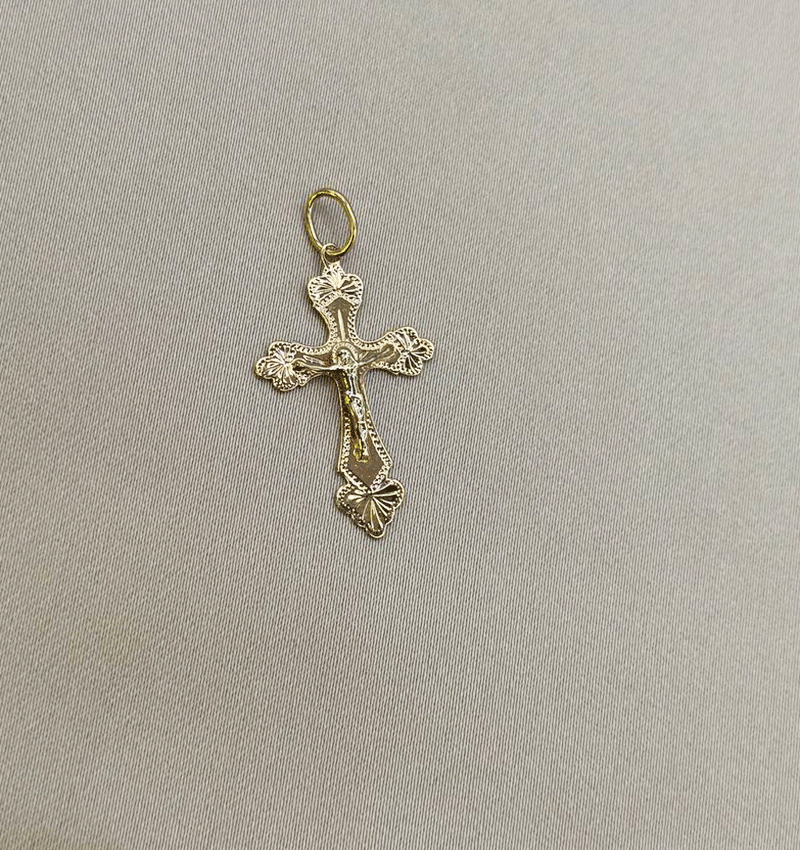 Rose gold cross