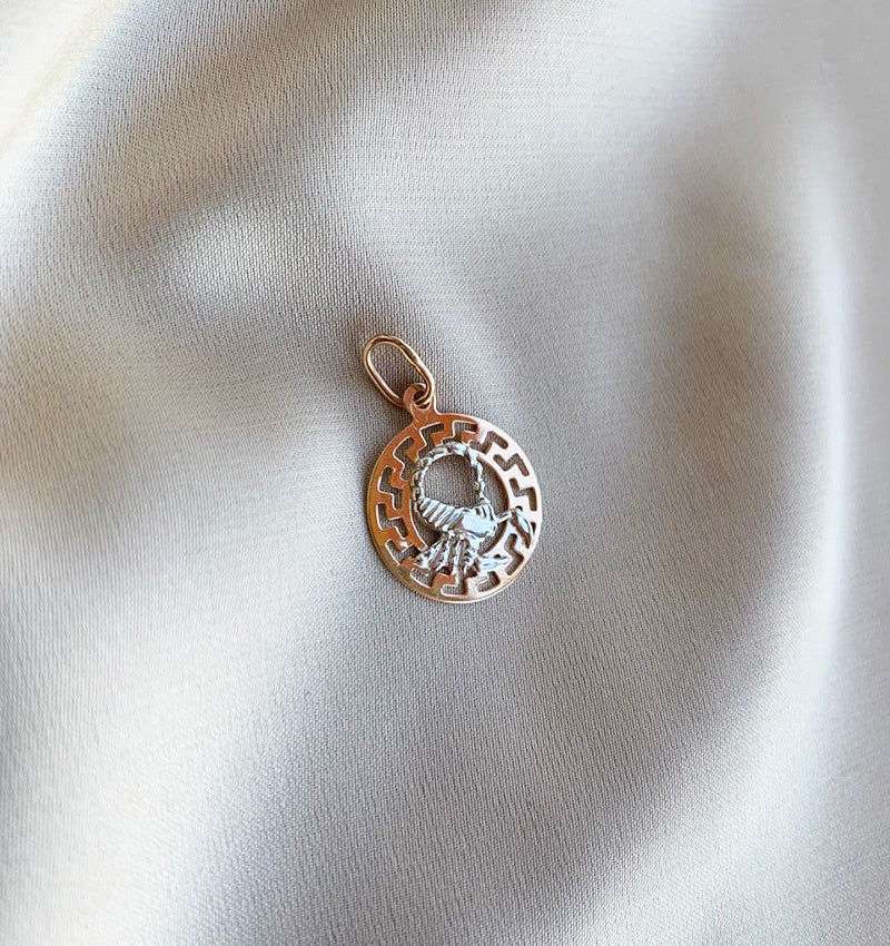 Rose gold pendant