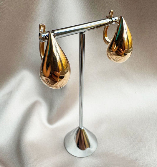 Rose gold earrings