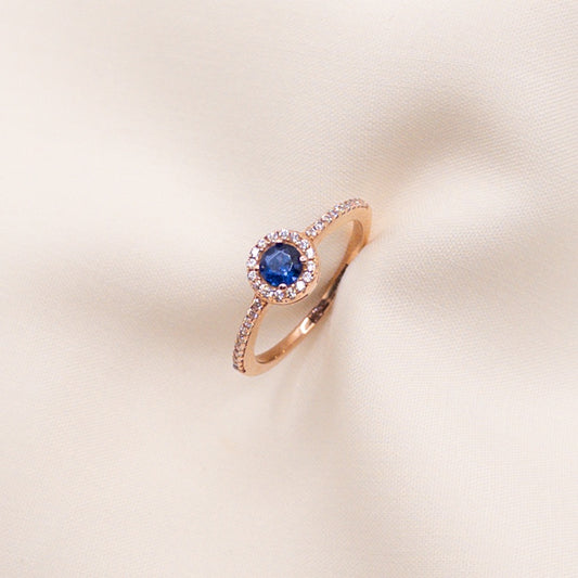 Rose gold engagement ring