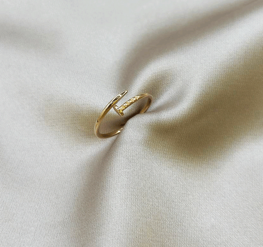 Rose gold ring